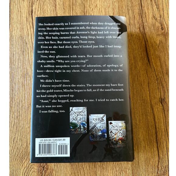 Barnes & Noble Signed The Fallen & The Kiss Of Dusk By Carissa Broadbent - Picture 5 of 8